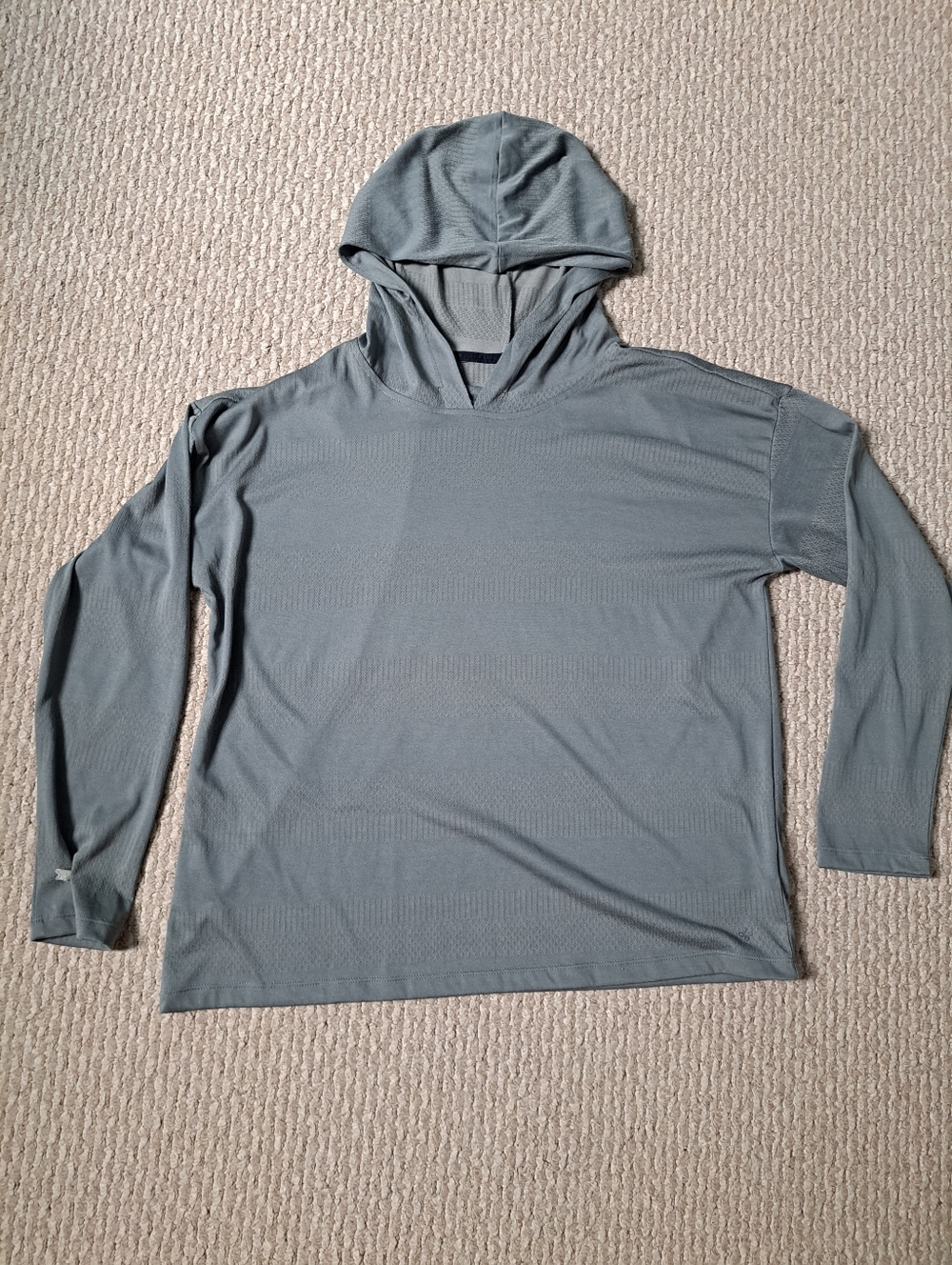 Unisex Lightweight Hooded Long-Sleeve Shirt - Sage